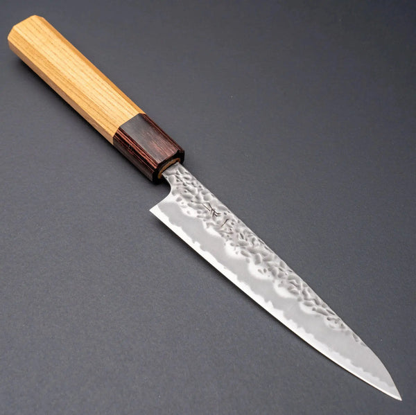 Hitohira Futana White 1 Migaki Tsuchime Petty 135mm Keyaki Zelkva - Tetogi