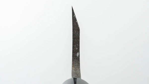 Hitohira Gorobei White #3 Left - Handed Deba 150mm Ho Wood Handle (D - Shape) - Tetogi