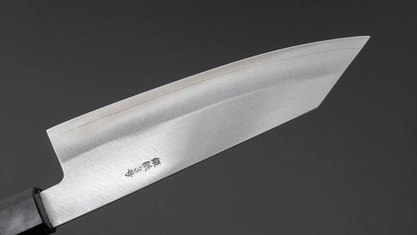 Hitohira Harima Silver #3 Migaki Bunka Walnut Handle - Tetogi