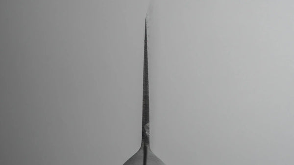 Hitohira HG Damascus Gyuto 180mm Pakka Handle - Tetogi