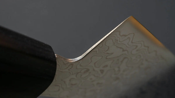 Hitohira HG Damascus Gyuto 210mm Walnut Handle - Tetogi