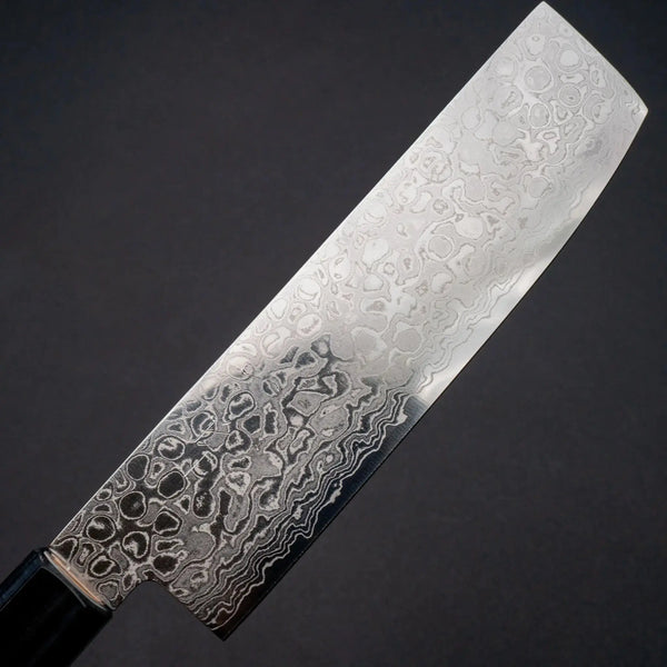 Hitohira HG Damascus Nakiri Ho Wood Handle - Tetogi
