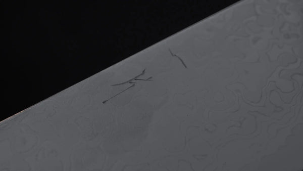 Hitohira HG Damascus Santoku 185mm Cherry Wood Handle - Tetogi