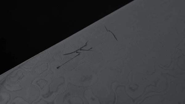 Hitohira HG Damascus Santoku 185mm Cherry Wood Handle - Tetogi