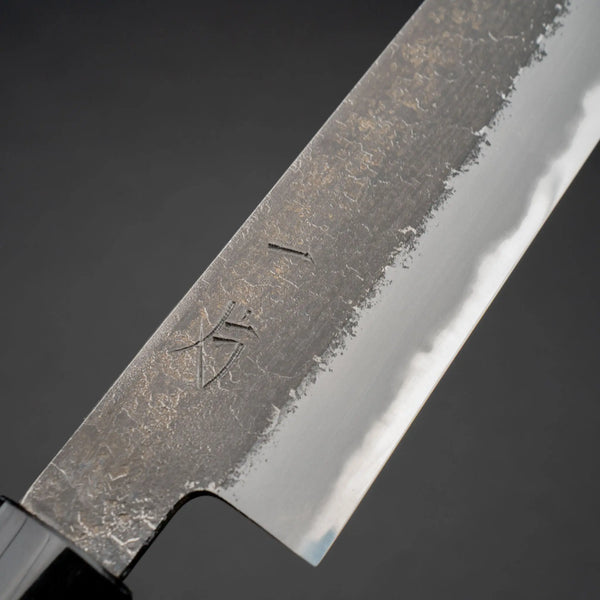 Hitohira Hinode Nashiji White 2 Petty 180mm Ho Wood Handle (Oval) - Tetogi
