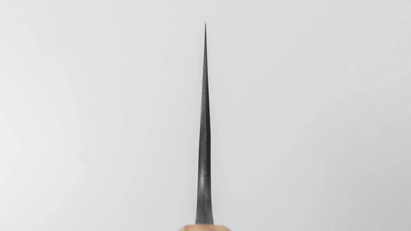 Hitohira Hinode Nashiji White 2 Stainless Clad Hakata 180mm Wenge Handle - Tetogi