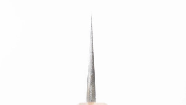 Hitohira Hinode Nashiji White 2 Stainless Clad Sujihiki 210mm Wood Handle - Tetogi