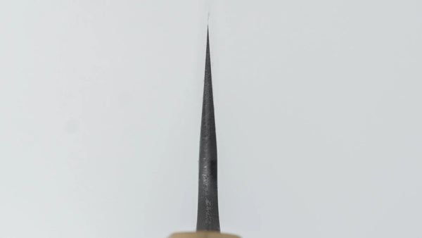 Hitohira Hinode Tsuchime White 2 Stainless Clad Petty 135mm Taihei Wood Handle - Tetogi