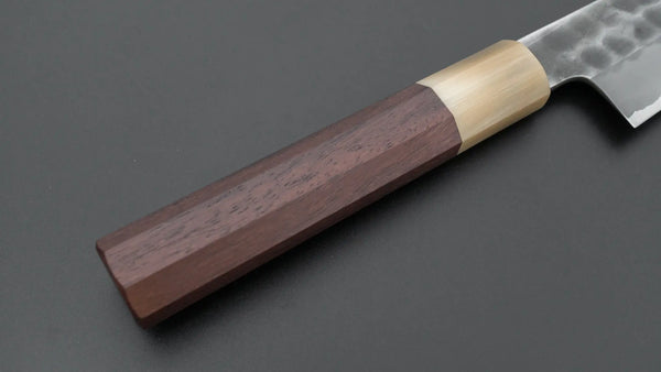Hitohira Hinode Tsuchime White 2 Stainless Clad Petty 135mm Taihei Wood Handle - Tetogi