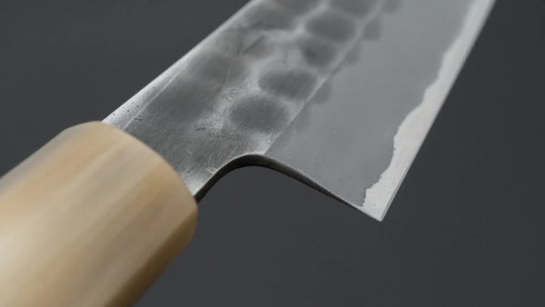Hitohira Hinode Tsuchime White 2 Stainless Clad Petty 135mm Taihei Wood Handle - Tetogi