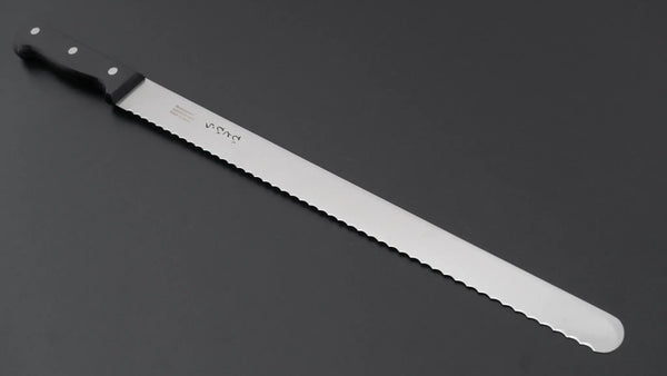Hitohira Hiragana Bread Knife 360mm Pakka Handle - Tetogi