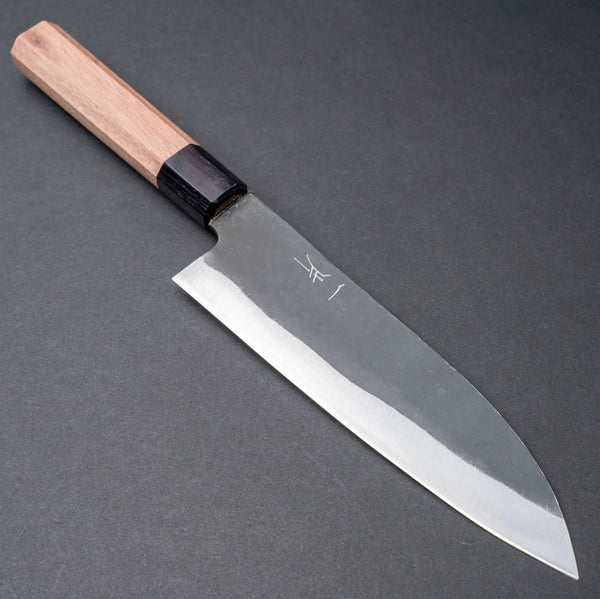 Hitohira Hizen Kurouchi Blue #1 Gyuto 180mm Walnut Handle Product vendor