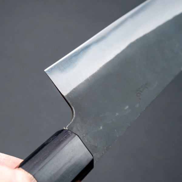 Hitohira Hizen Kurouchi Blue #1 Gyuto 180mm Walnut Handle Product vendor