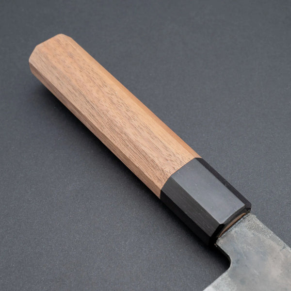 Hitohira Hizen Kurouchi Blue 1 Nakiri 165mm Walnut Handle - Tetogi