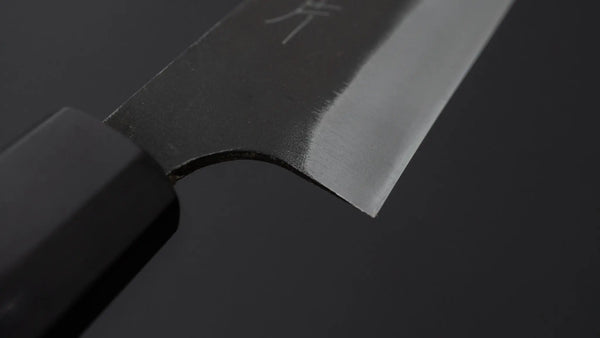 Hitohira Hizen Kurouchi Blue 1 Petty 170mm Walnut Handle - Tetogi