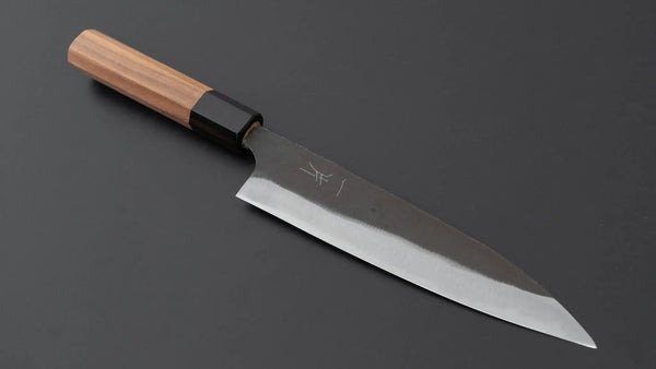 Hitohira Hizen Kurouchi Blue 1 Petty 170mm Walnut Handle - Tetogi