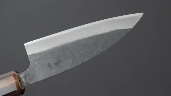 Hitohira Hizen Kurouchi Blue 1 Stainless Clad Utility 105mm Ho Wood Handle - Tetogi