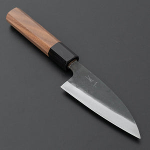 Hitohira Hizen Kurouchi Blue 1 Utility 105mm Walnut Handle - Tetogi