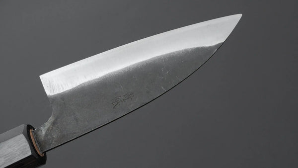 Hitohira Hizen Kurouchi Blue 1 Utility 105mm Walnut Handle - Tetogi