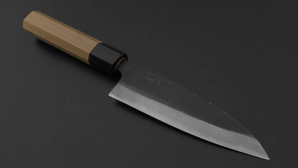 Hitohira Hizen Kurouchi White 2 Butchering 145mm Ho Wood Handle - Tetogi