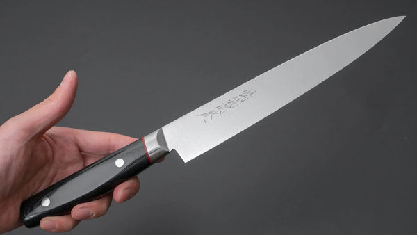 Hitohira Imojiya KT VG-10 Sujihiki 210mm Micarta Handle - Tetogi