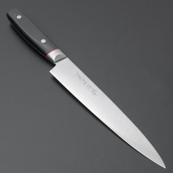Hitohira Imojiya KT VG-10 Sujihiki 210mm Micarta Handle - Tetogi