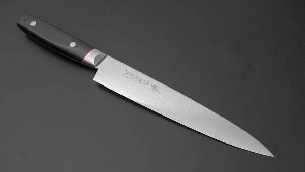 Hitohira Imojiya KT VG-10 Sujihiki 210mm Micarta Handle - Tetogi