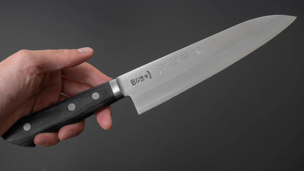Hitohira Imojiya MZ Chromax Gyuto 180mm Pakka Handle - Tetogi
