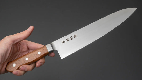 Hitohira Imojiya OKD VG-1 Gyuto 210mm Tagayasan Handle - Tetogi
