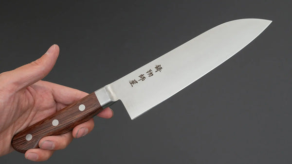 Hitohira Imojiya OKD VG - 1 Santoku 170mm Tagayasan Handle - Tetogi