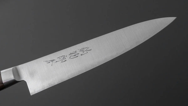 Hitohira Imojiya ST SG2 Petty 120mm Brown Pakka Handle - Tetogi