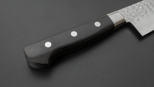 Hitohira Imojiya ST Tsuchime Damascus Gyuto 180mm Pakka Handle (Yo) - Tetogi