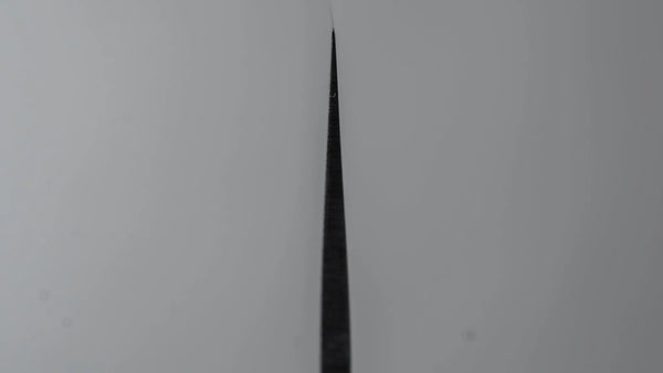 Hitohira Imojiya ST Tsuchime Damascus Gyuto 180mm Pakka Handle (Yo) - Tetogi