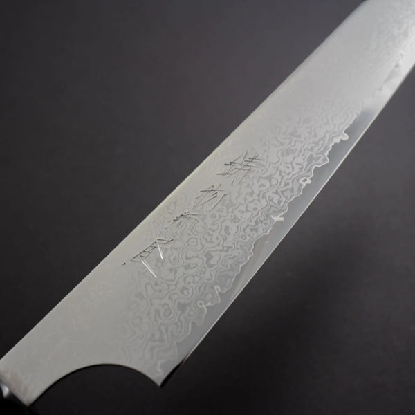 Hitohira Imojiya TH Damascus Sujihiki 270mm Pakka Handle (Red) - Tetogi