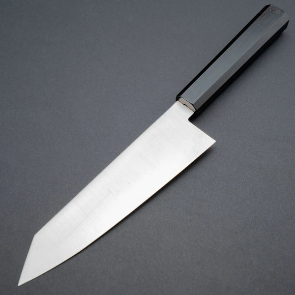 Hitohira Imojiya TH Stainless Bunka 180mm Ebony Handle (Wa) - Tetogi