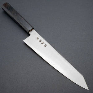 Hitohira Imojiya TH Stainless Kiritsuke Gyuto 210mm Ebony Handle (Wa) - Tetogi