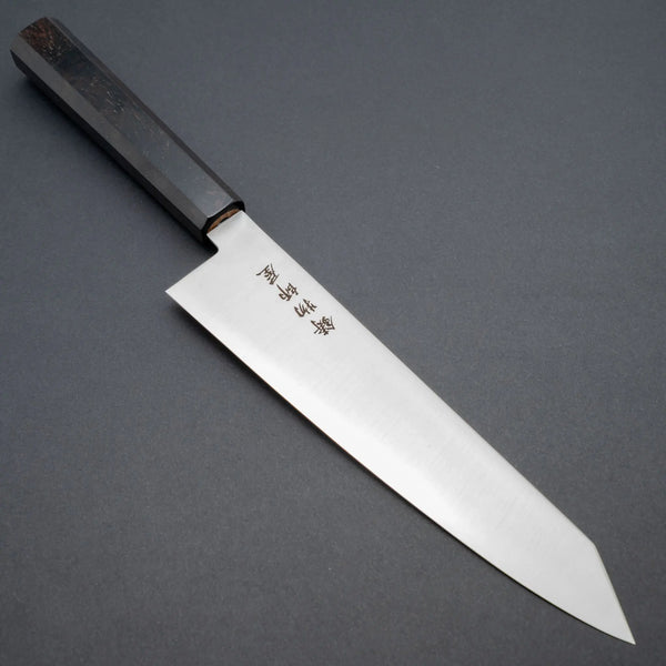 Hitohira Imojiya TH Stainless Kiritsuke Gyuto 210mm Ebony Handle (Wa) - Tetogi