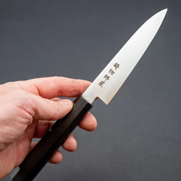 Hitohira Imojiya TH Stainless Petty 120mm Ebony Handle (Wa) - Tetogi