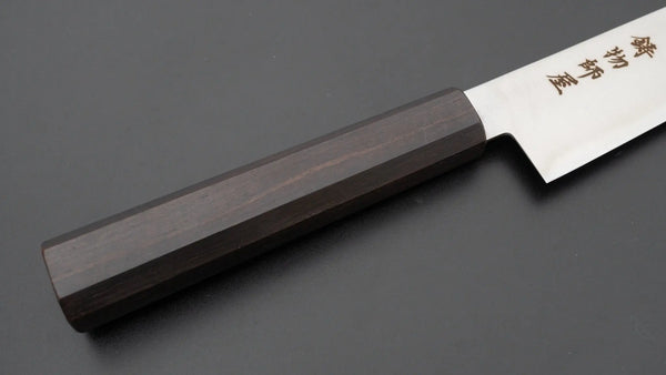 Hitohira Imojiya TH Stainless Sujihiki 240mm Ebony Handle (Wa) - Tetogi