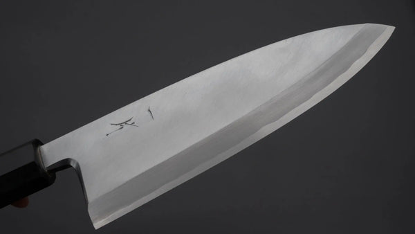 Hitohira Kikuchiyo Manzo Blue 2 Deba 180mm Ho Wood Handle (Saya) - Tetogi