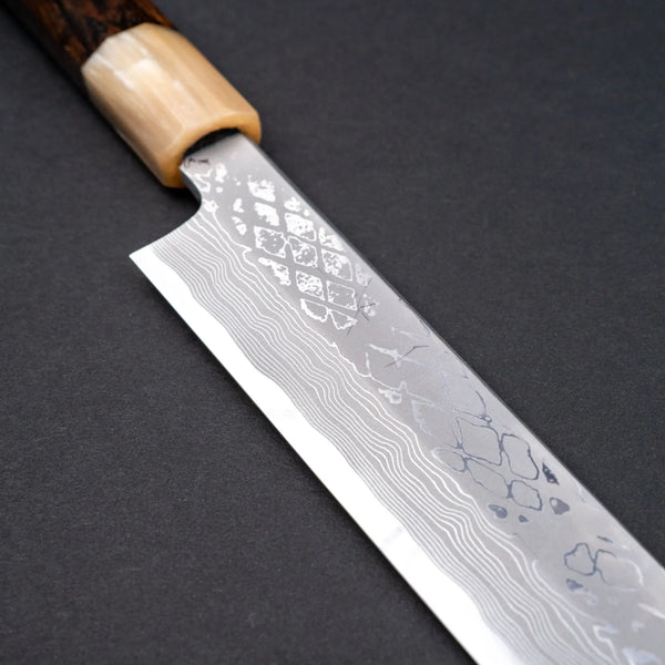 Hitohira Kikuchiyo Mosuke Kikko Blue #1 Yanagi Sakimaru 300mm Ziricote Handle (Saya) (Discounted) Product vendor