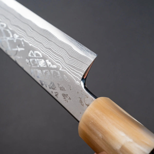 Hitohira Kikuchiyo Mosuke Kikko Blue #1 Yanagi Sakimaru 300mm Ziricote Handle (Saya) (Discounted) Product vendor