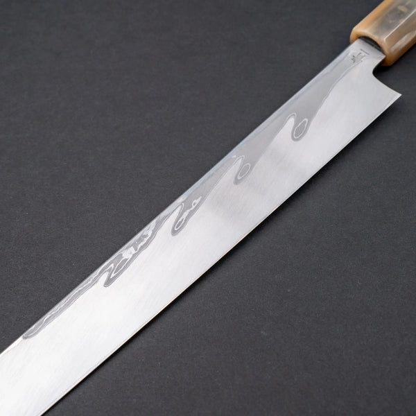 Hitohira Kikuchiyo Mosuke Kikko Blue #1 Yanagi Sakimaru 300mm Ziricote Handle (Saya) (Discounted) Product vendor