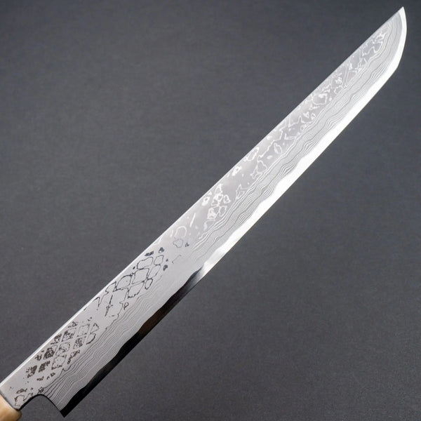 Hitohira Kikuchiyo Mosuke Kikko Blue #1 Yanagi Sakimaru 300mm Ziricote Handle (Saya) (Discounted) Product vendor