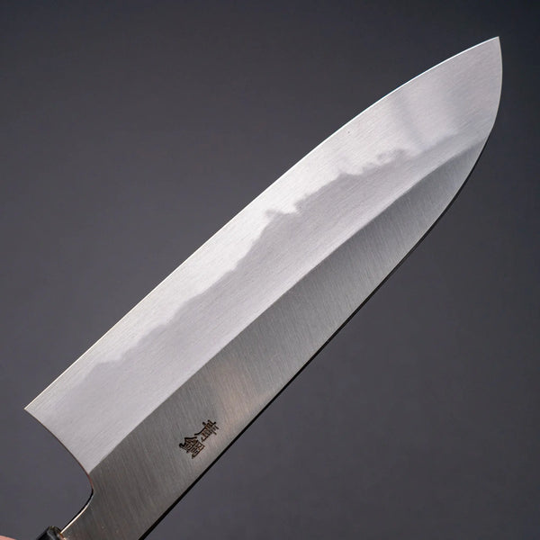 Hitohira Kikuchiyo Ren Blue 2 Santoku 180mm Ho Wood Handle (Discounted) - Tetogi