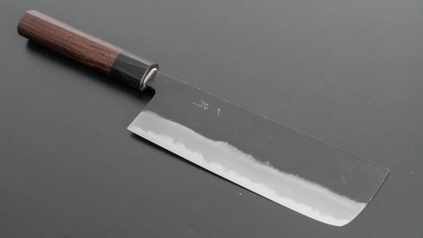 Hitohira MS Kurouchi White #2 Nakiri 165mm Wood Handle - Tetogi
