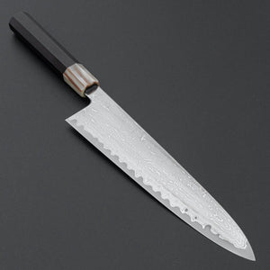 Hitohira Nakagawa Izo SG STRIX Gyuto 240mm Ebony Handle - Tetogi