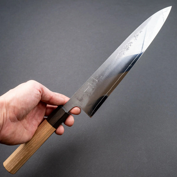 Hitohira Nihei SLD Nashiji Migaki Gyuto 240mm Chestnut Handle Product vendor