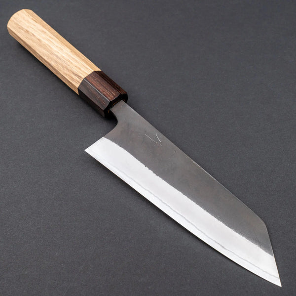 Hitohira Nihei White #2 Stainless Clad Kurouchi Bunka 165mm Chestnut Handle Product vendor