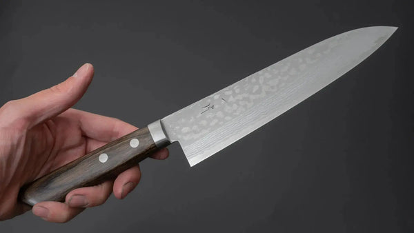 Hitohira NM V10 Damascus Gyuto 180mm Pakka Handle - Tetogi